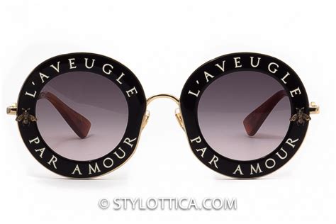 gucci lunette l aveugle par amour|Market Research: Gucci’s “‘L’Aveugle Par Amour’ Round .